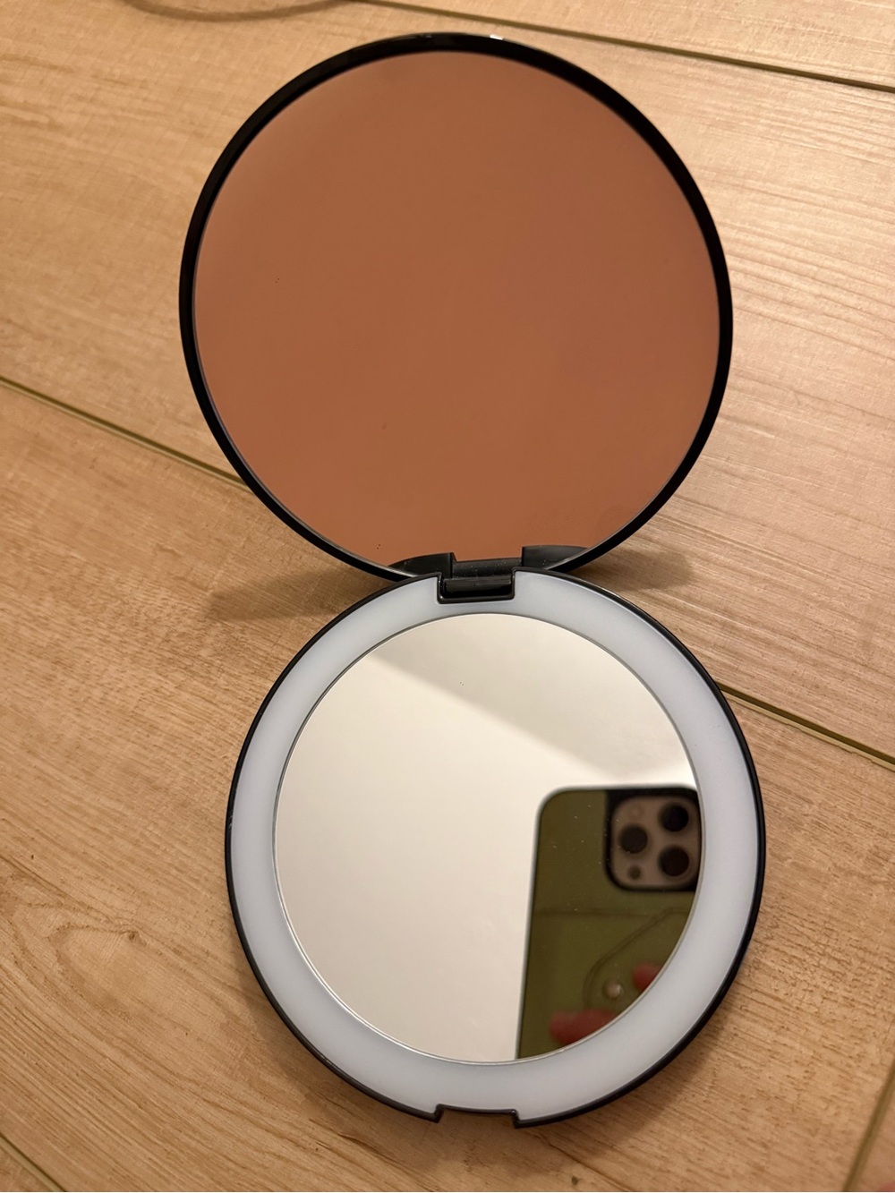 Fancii 5 inch LED Magnification Compact Mirror Black